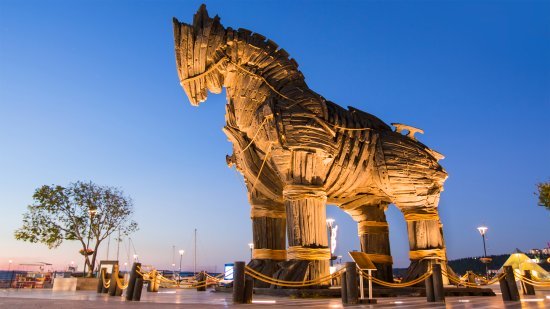 Troy, Trojan horse, Canakkale Turkey