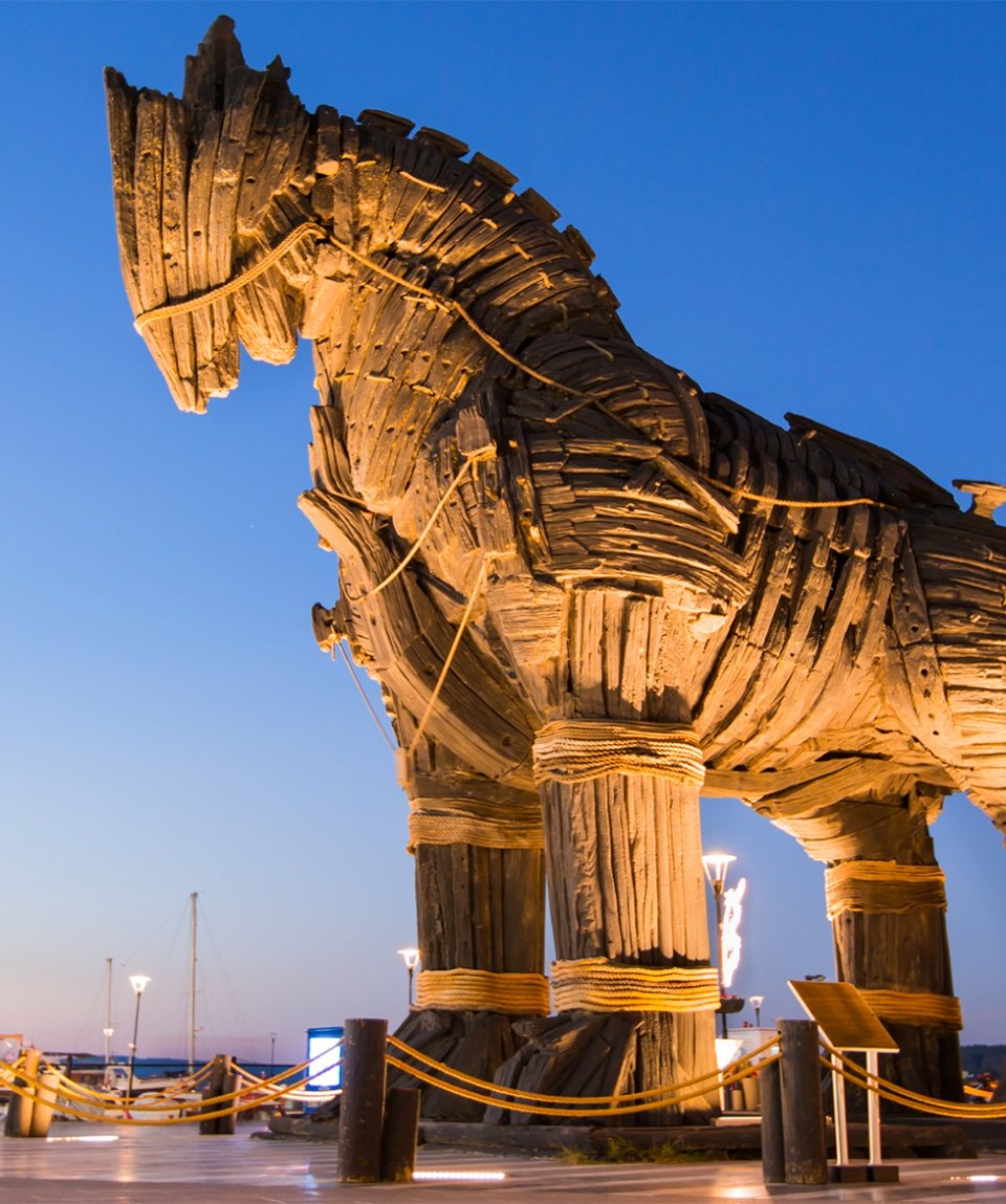Troy, Trojan horse, Canakkale Turkey